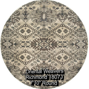 Oriental weavers richmond 1807j round