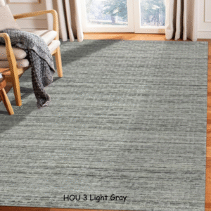 HOU 3 Light Gray Rug