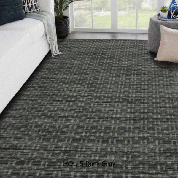 HOU 5 Dark Gray Rug