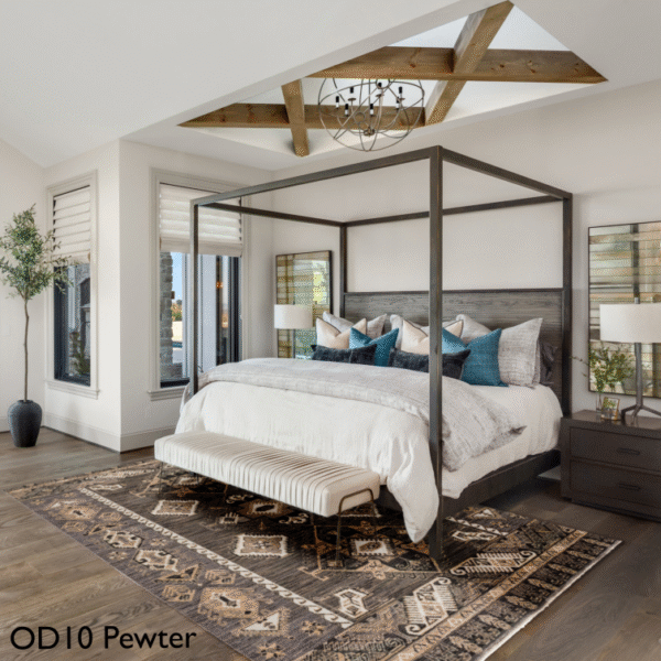 OD10 Pewter bedroom Rug