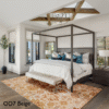 OD7 Beige bedroom Rug