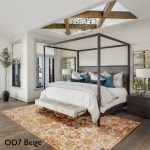 OD7 Beige bedroom Rug