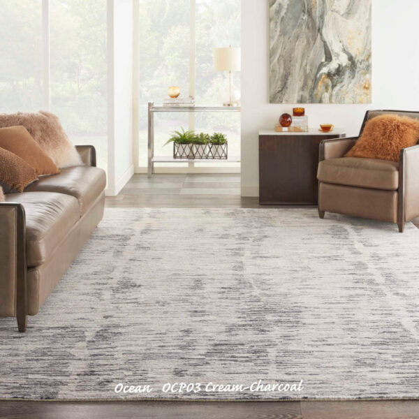 Ocean OCP03 Cream-Charcoal Rug