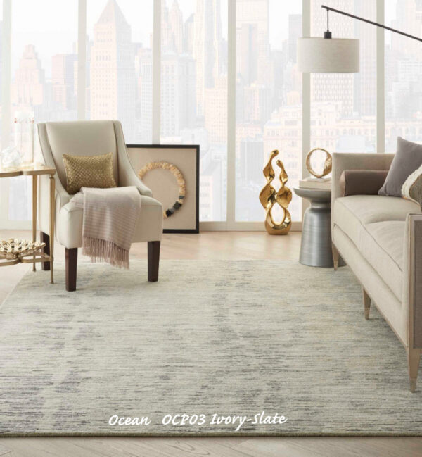Ocean OCP03 Ivory-Slate Rug