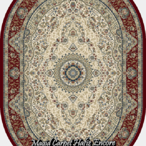 HZE nain ivory-red oval