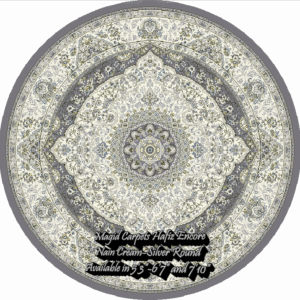 Magid Carpet Nain cream-silver round