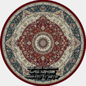 Magid Carpet Nain red-navy round