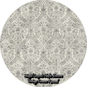 Magid Carpet Vintage Cream Round