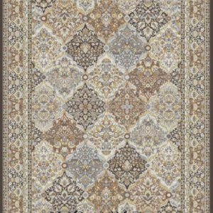 Magid Carpets Hafiz Encore panel brown-blue