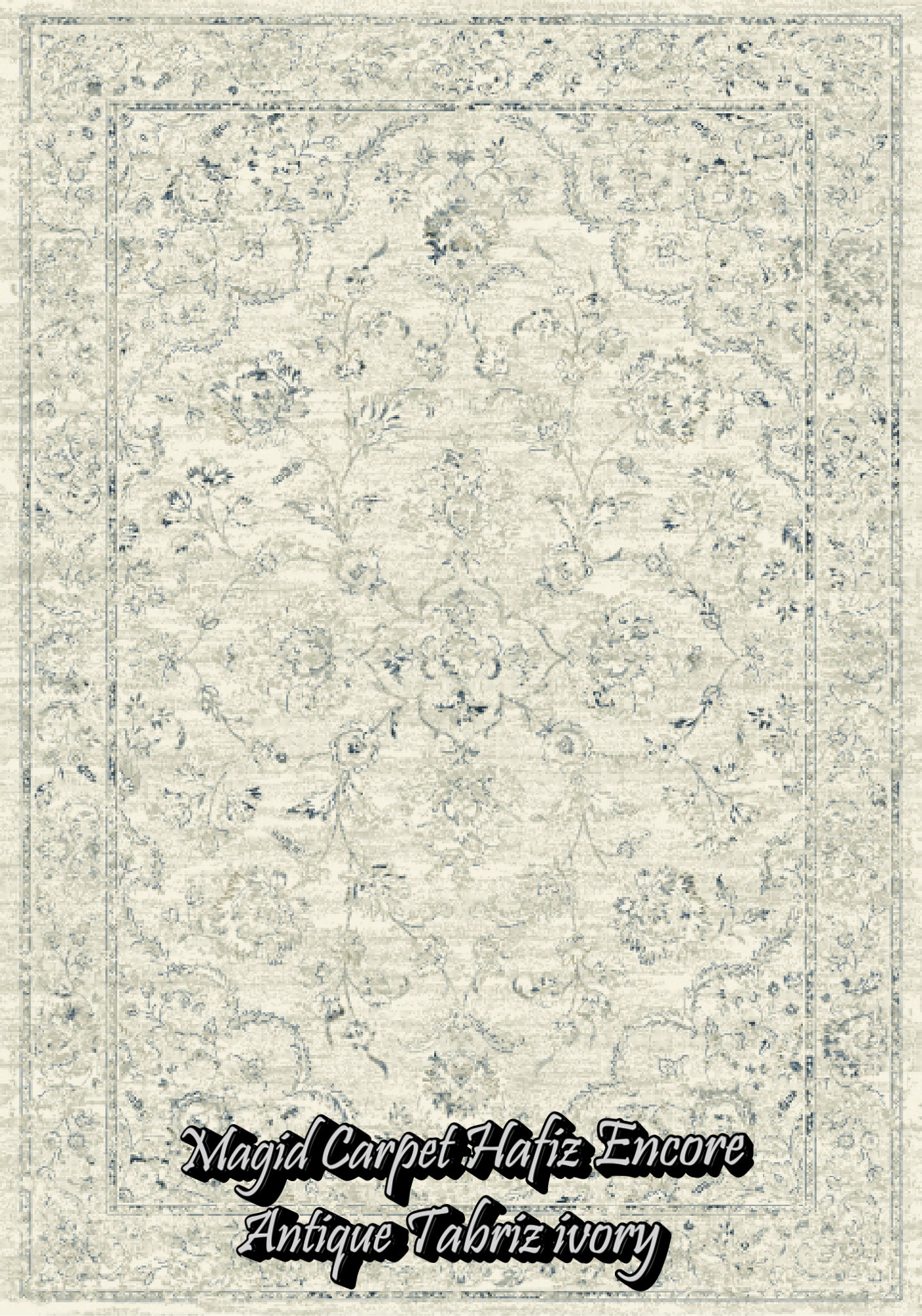 Antique Tabriz Ivory