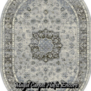 Ardebil silver-grey oval