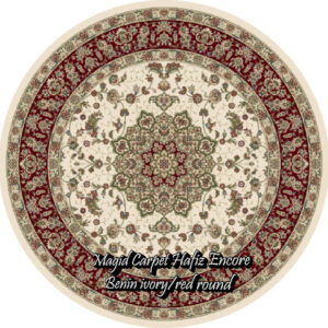 Benin ivory-red round