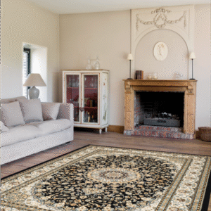 hafiz encore medallion isfahan navy close up