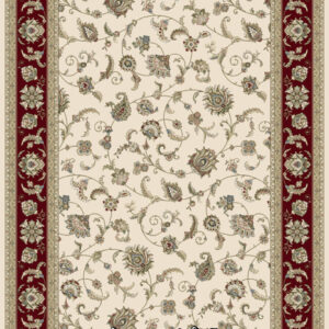 Kashan ivory-red