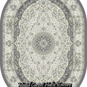 Nain cream-grey oval