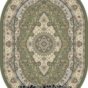 Nain green-ivory oval