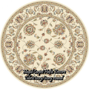 Tabriz ivory-ivory round