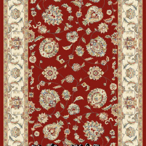 Tabriz red-ivory