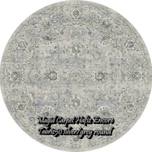 Tabriz50 silver-grey round