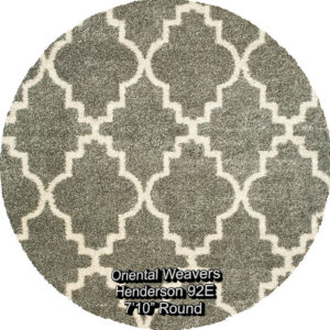 Oriental weavers henderson 92e round