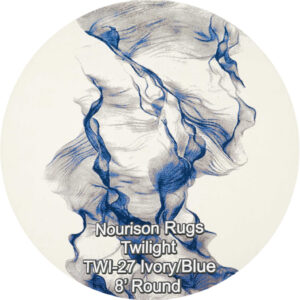 Nourison TWI-27 ivory-blue
