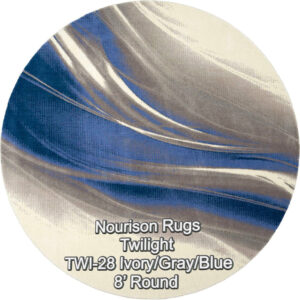 Nourison TWI-28 ivory-gray-blue
