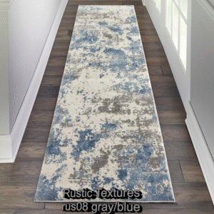 Nourison rustic textures rus08 gray-blue