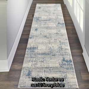 Nourison rustic textures rus10 ivory-blu