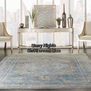 Nourison starry nights stn06 cream-blue
